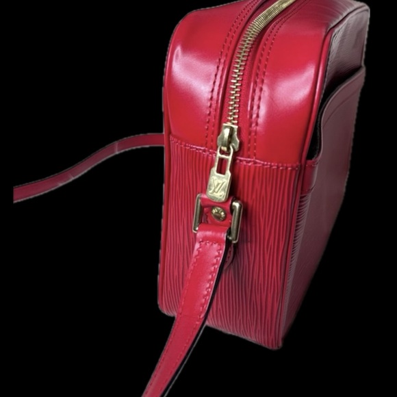 Louis Vuitton Red Epi Trocadero Shoulder Crossbody Bag w/ Dustbag - Picture 6 of 7